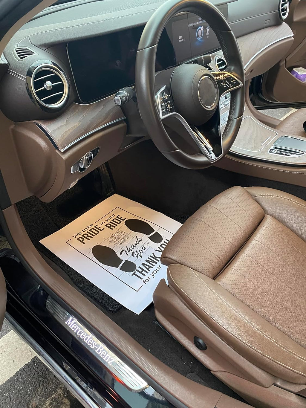 White Car Paper Floor Mats,50Pcs Vehicles Disposable Floor Pads,Temporary Cars F