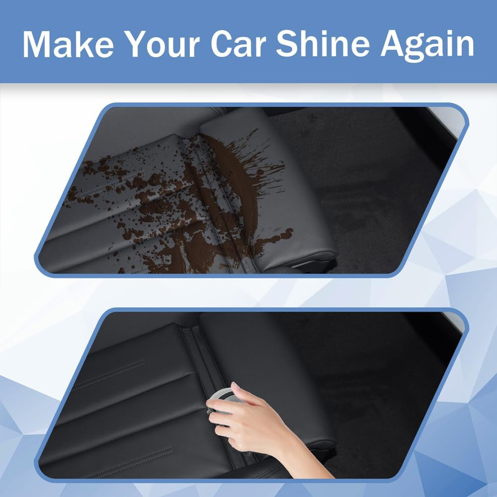 Carpet and Upholstery Cleaning Brush, Car Detailing Brush, Carpet Scrubber Stiff Bristle Detailing Scrub Brushes, Universal Car Accessories Interior Leather Brush for Car, Home, Couch