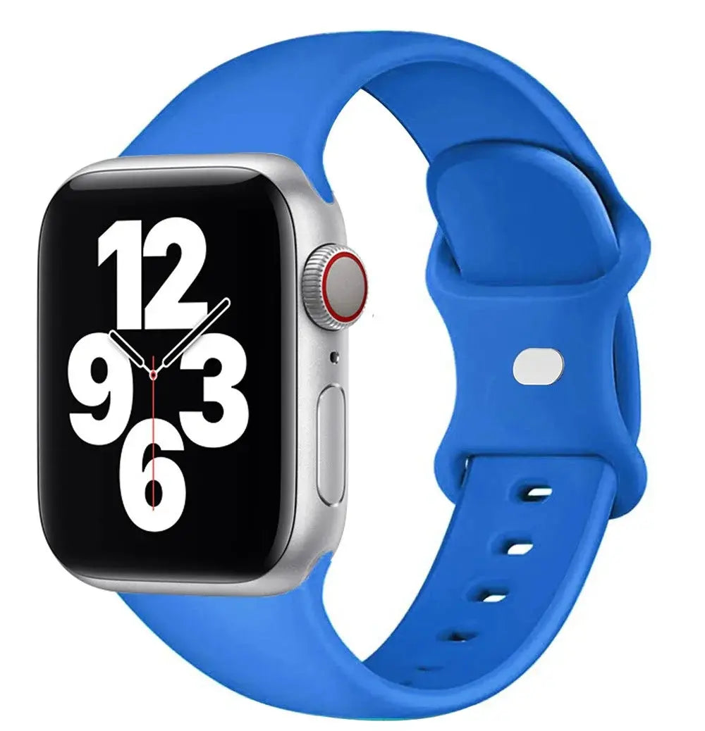 Band for Apple Watch Bands 40Mm Series SE 7 6 5 4 3 2 1 38Mm 44Mm 42Mm 45Mm 41Mm,Women and Men Sport Apple Watch Bands,Soft Silicone Strap Replacement for Iwatch Bands