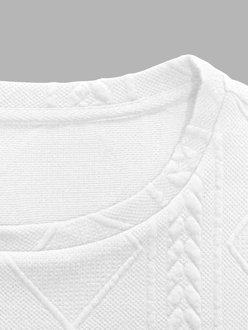 Men'S Homewear Pajamas Long Sleeve Fashion Daily High Quality Solid Color Pajamas